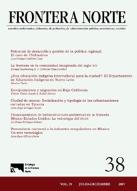 Portada de Frontera Norte 38