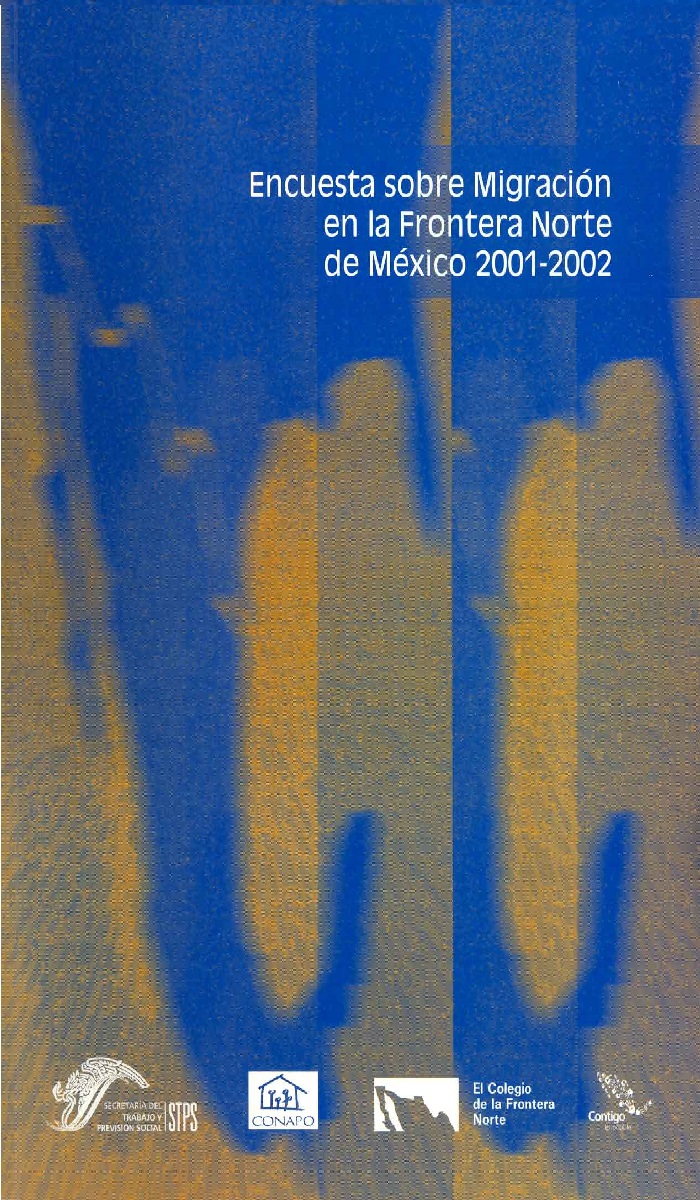 Portada de Encuesta sobre Migración en la Frontera Norte de México 2001-2002