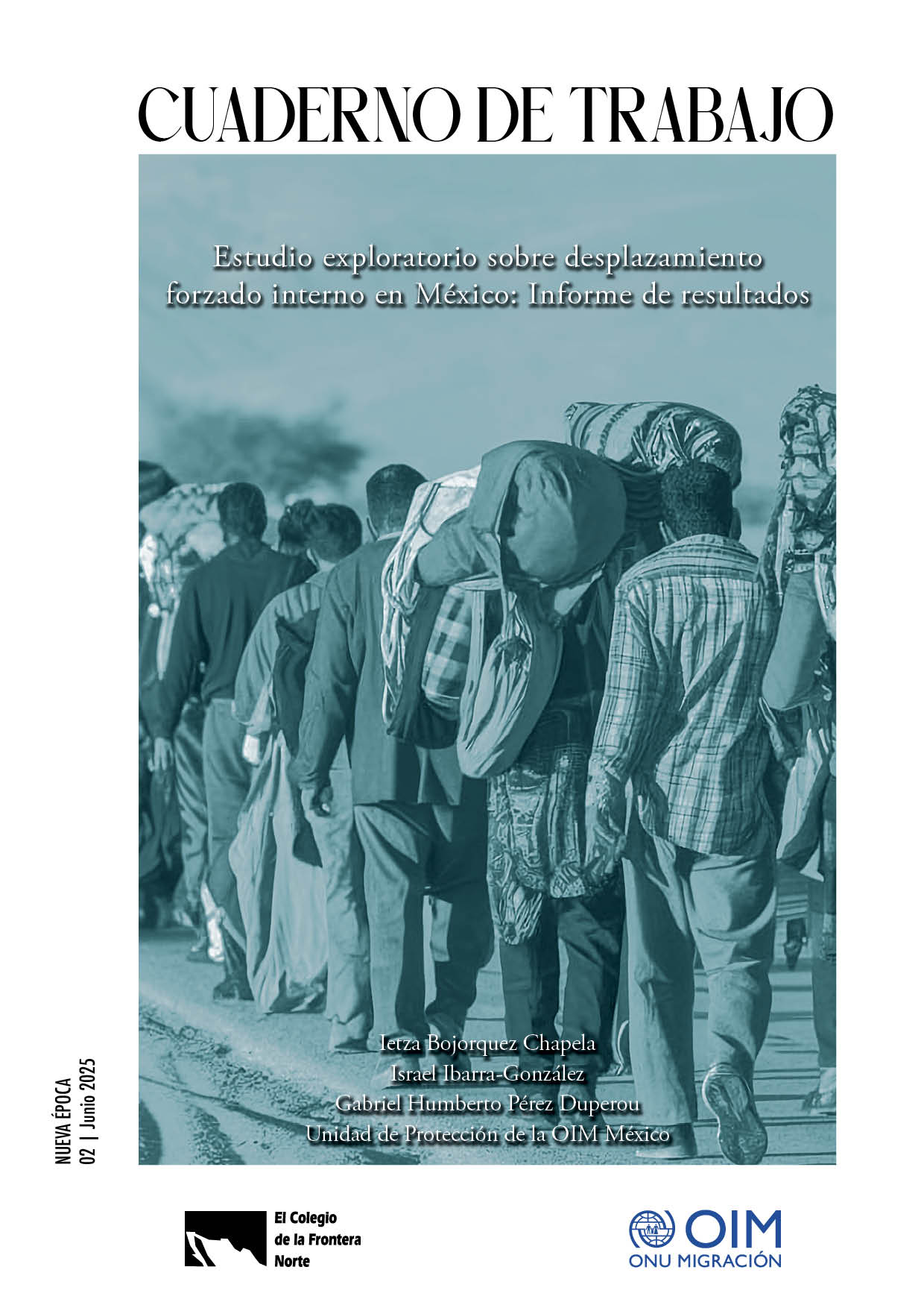 Portada de Estudio exploratorio sobre desplazamiento forzado interno en México: Informe de resultados [Cuaderno de trabajo]